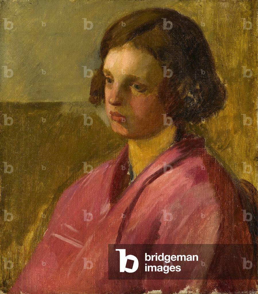 Portrait of a Young Girl, c.1925 (oil on canvas)