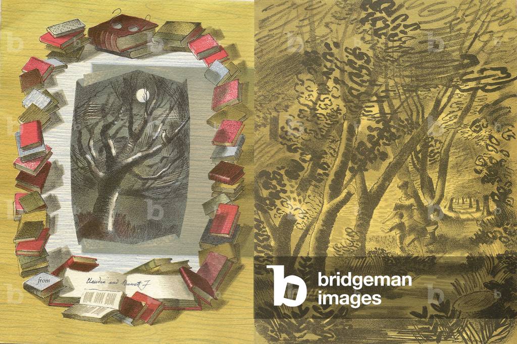 Christmas Card, 2-fold, 1957 (litho)