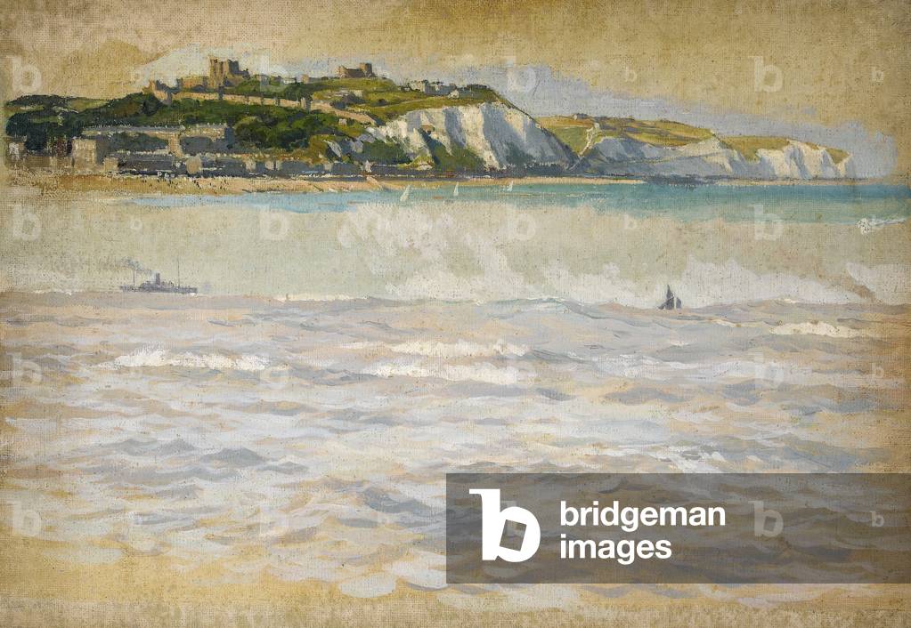 Two Vignettes of Dover (oil on canvas)