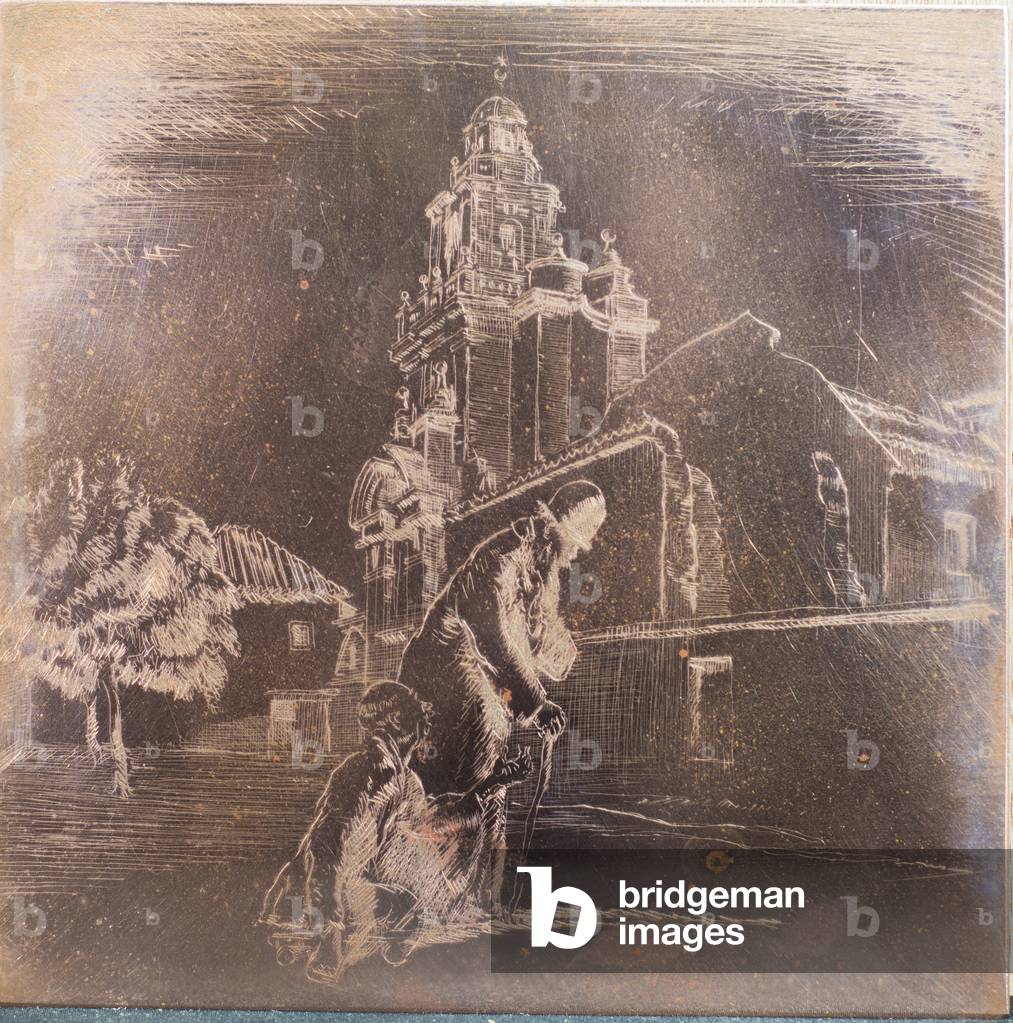 The Spanish Beggar, c.1928 (copper plate)
