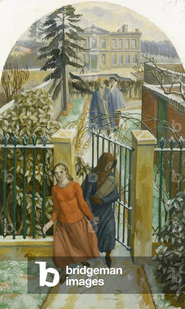 Joy and Sorrow, c.1933 (oil on paper, laid on board)