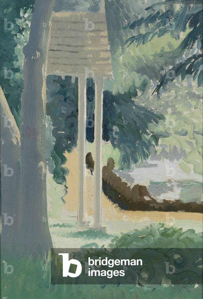 Landscape study (oil on board)