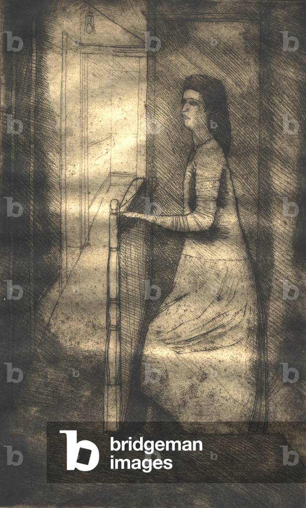 The Corridor, 1952 (etching)