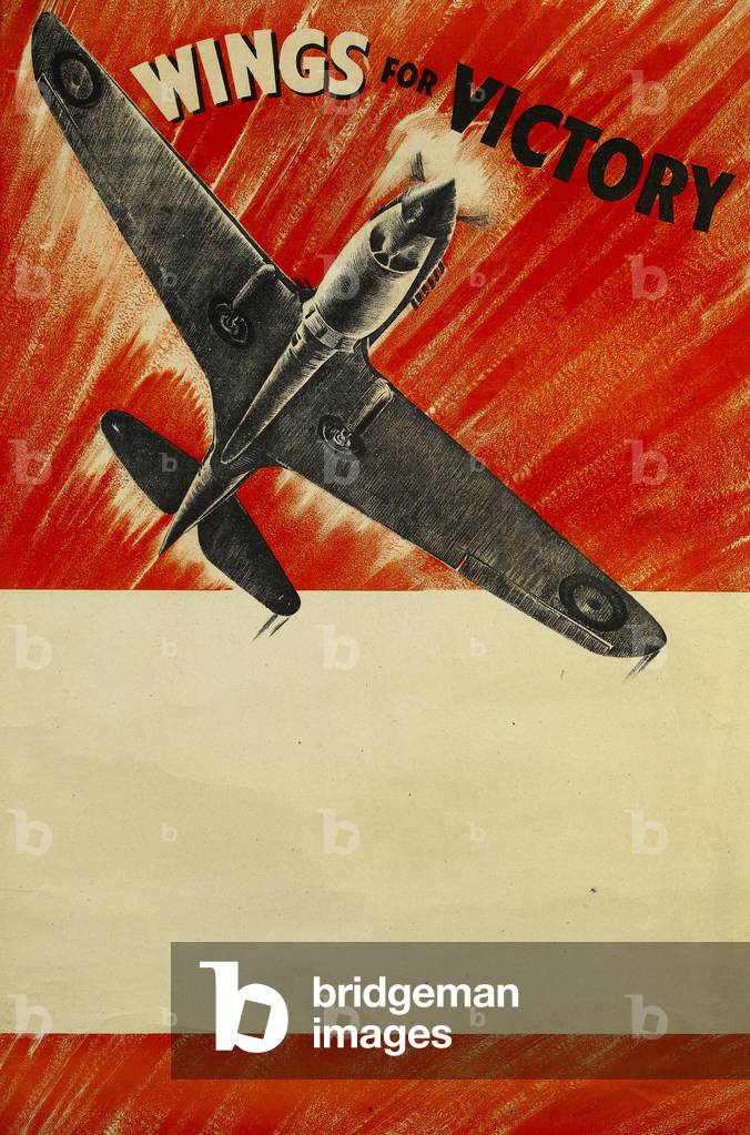 Wings for Victory (colour litho)