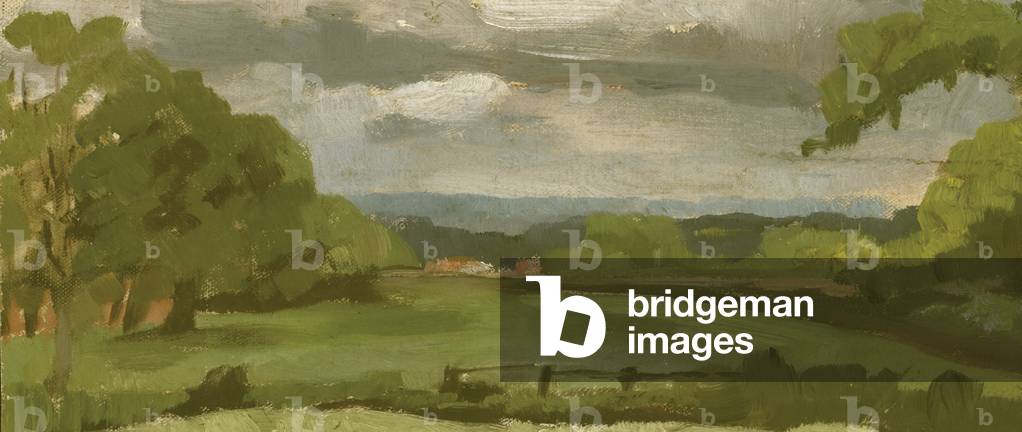 Malvern landscape (oil on canvas) 