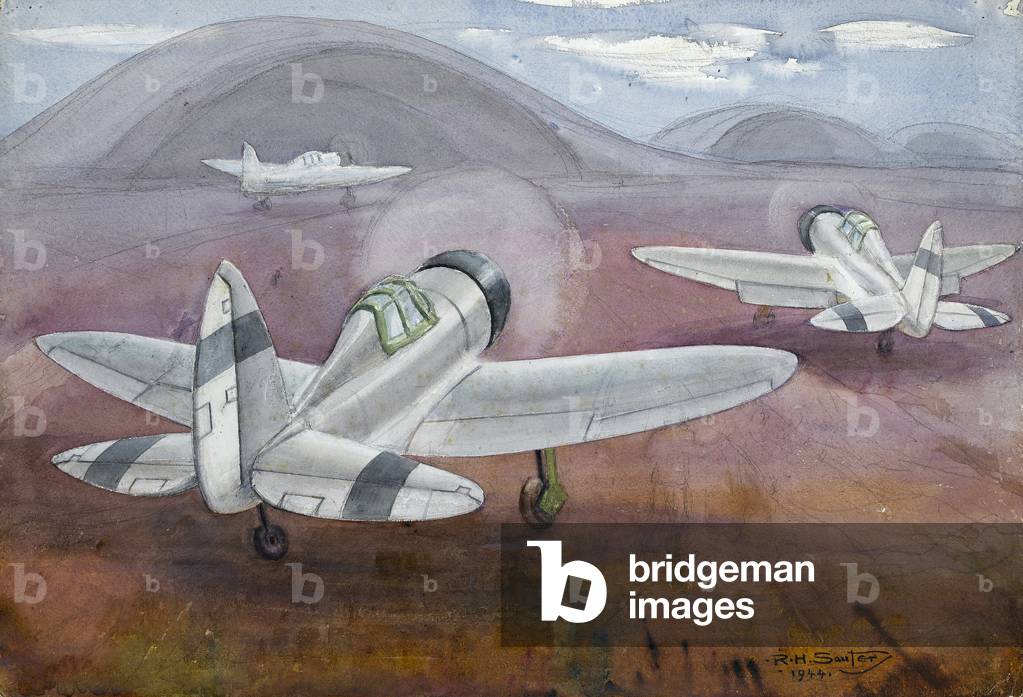 Phantom Eyre, 1944 (w/c on paper)