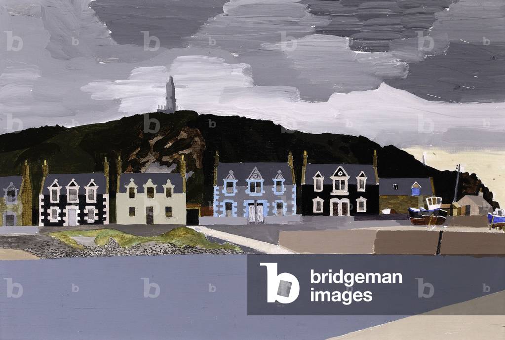 Findochty, 1981 (acrylic on board)
