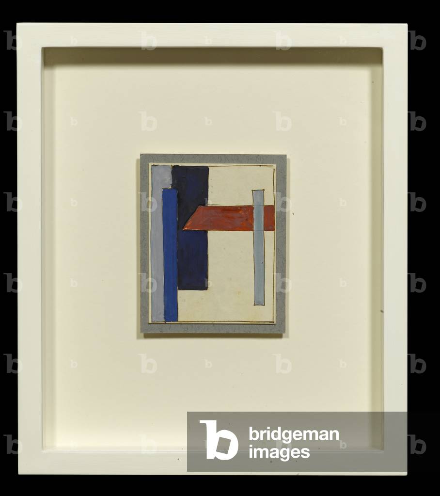 Uprights, c.1937 (gouache with pen & ink on paper)