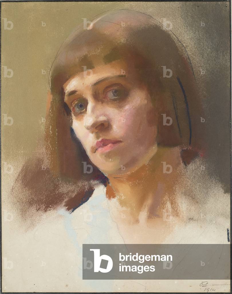 Self Portrait, early 1920s (pastel on paper)
