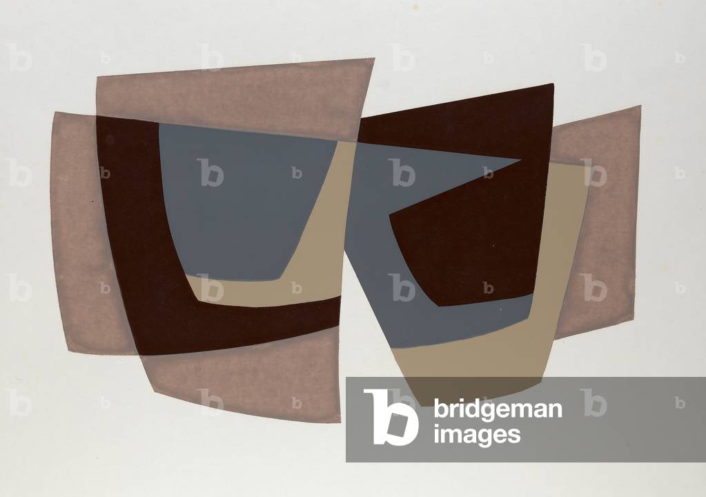 Four Colours, Brown and Grey (silkscreen)