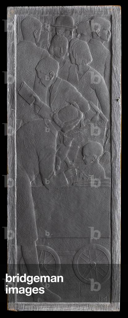 Pavement Traffic, 1940s (Welsh slate)