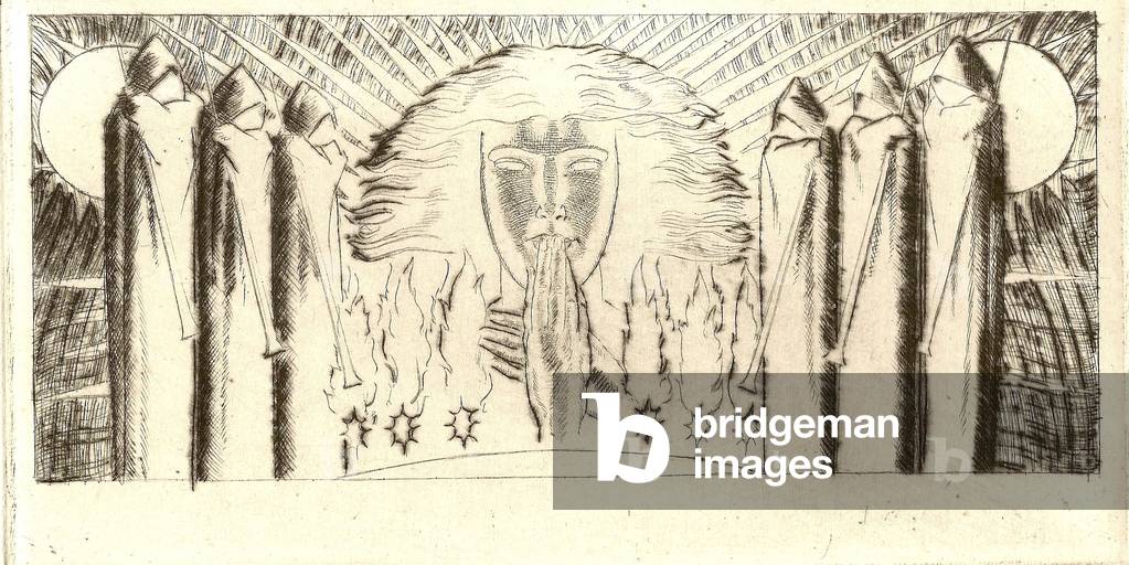 Silence in Heaven, 1925 (etching)