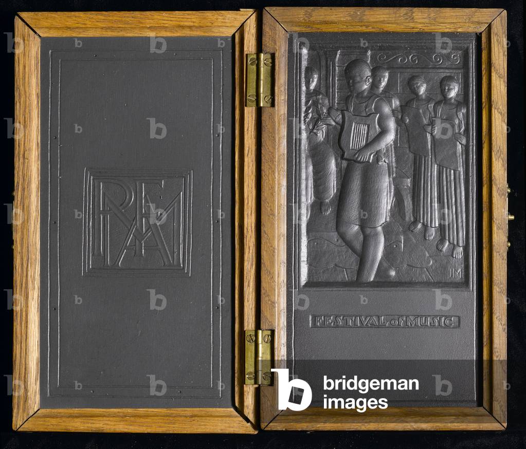 Festival of Music (two slates in oak frame)