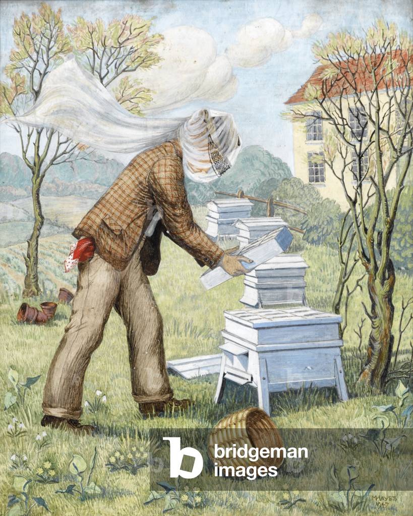 The Bee Keeper, 1947 (egg tempera on gesso)