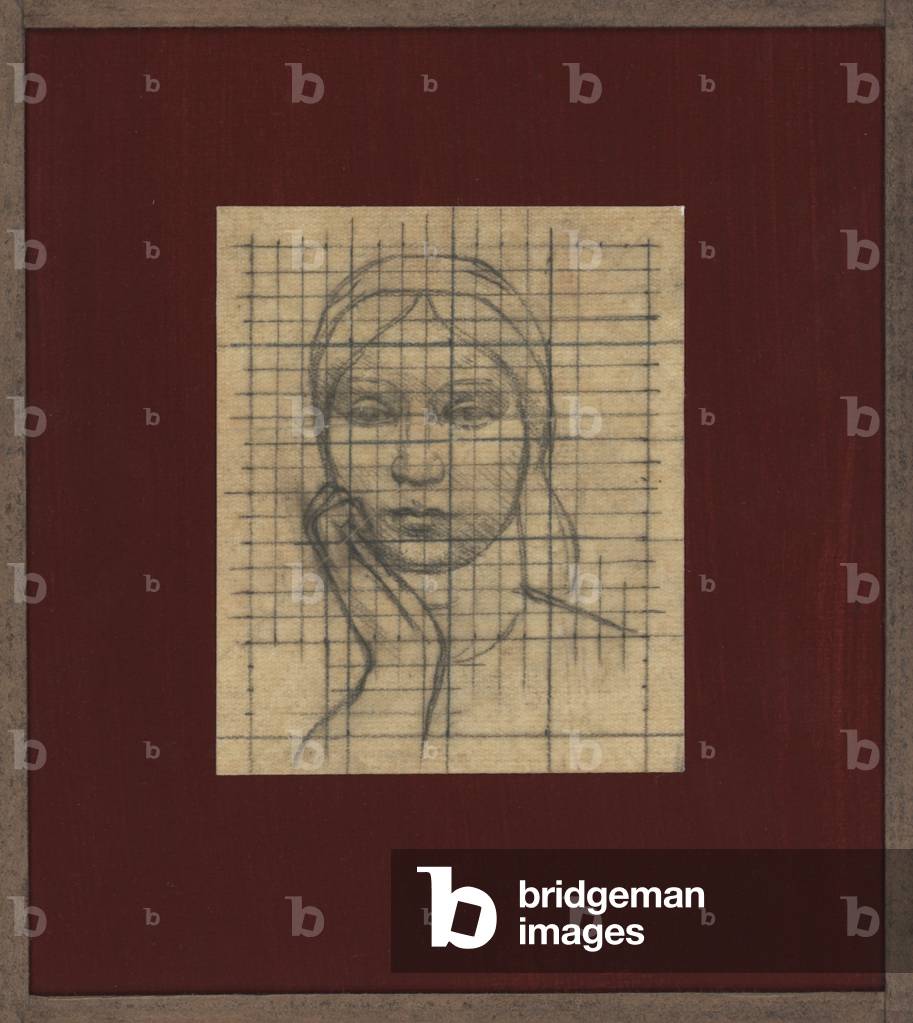 Study of a muse, for Morley college, c.1927 (pencil on paper)