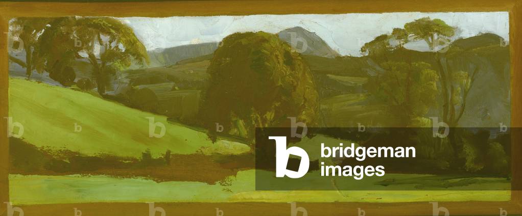 Malvern landscape (oil on panel)