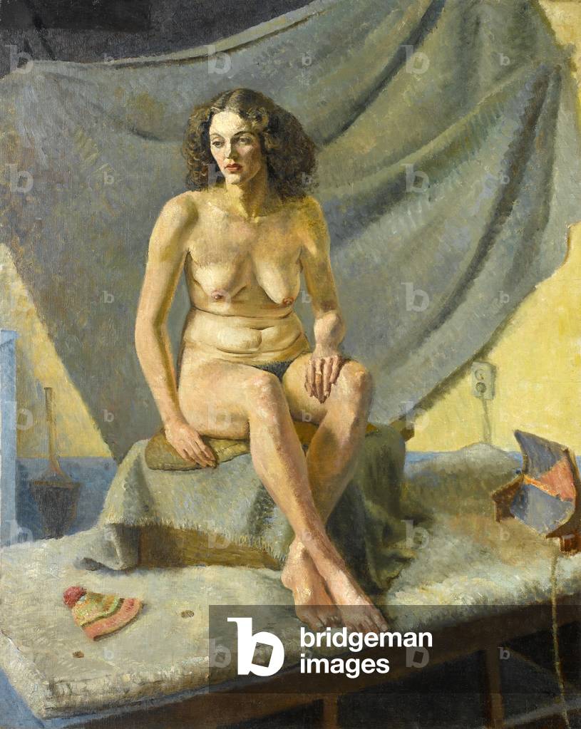 Life Study, Newport School of Art, 1935 (oil on canvas)