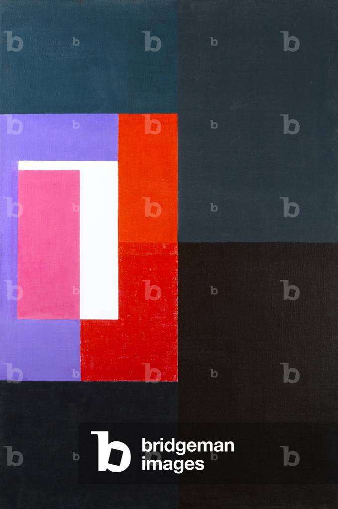 Magenta IV (oil on canvas)