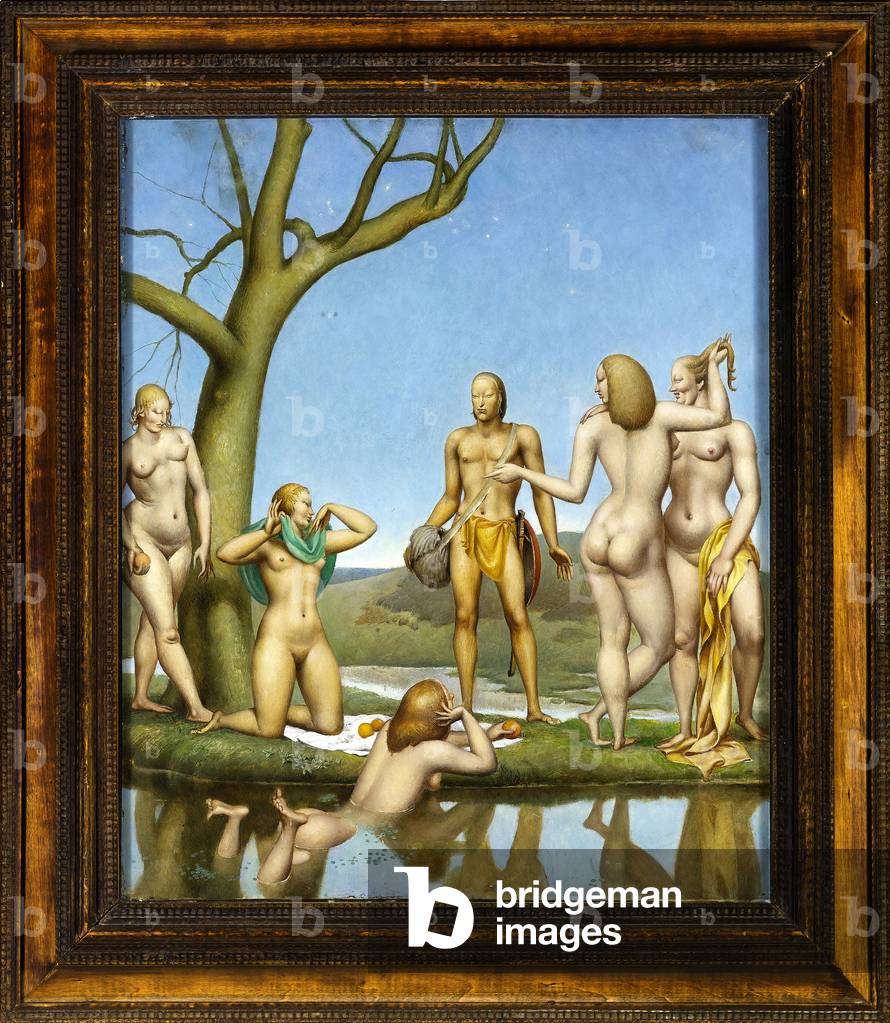 Perseus and the Nymphs, 1929 (oil on gesso panel)