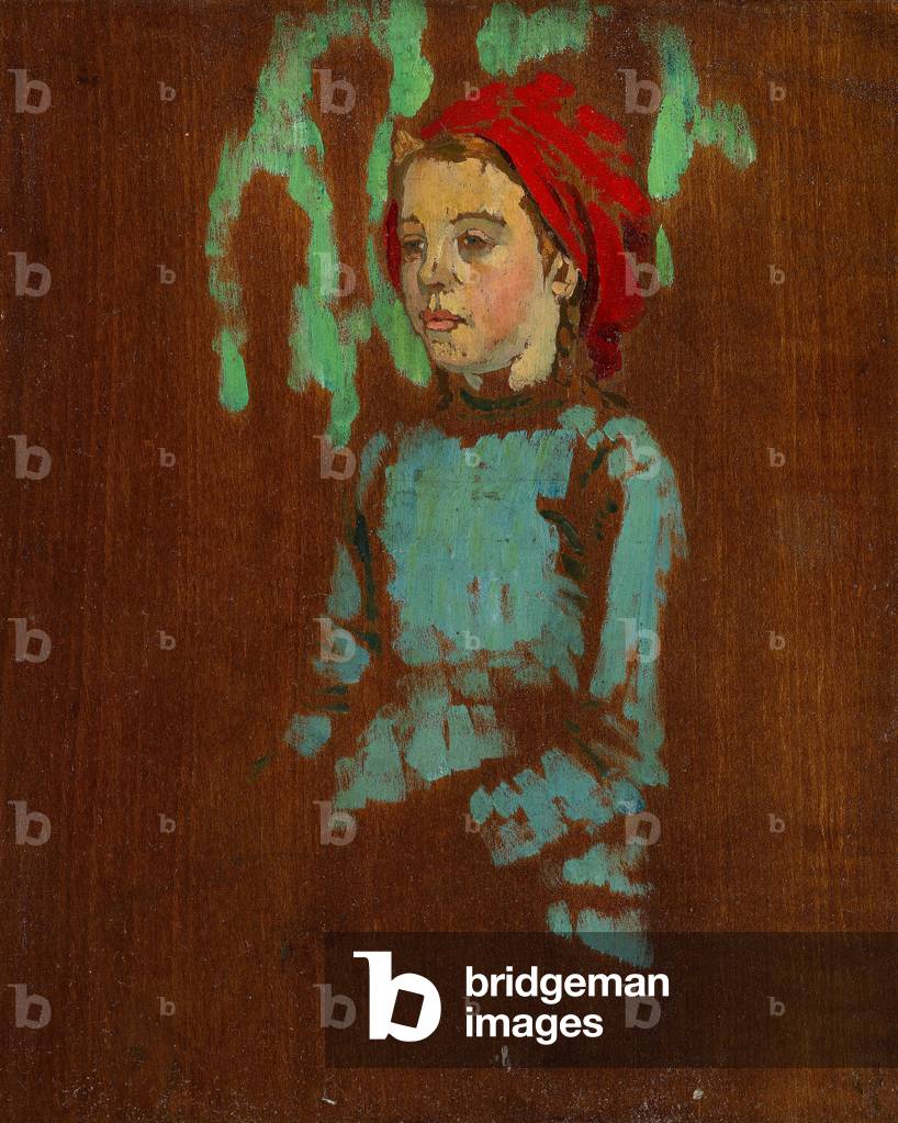 A Newlyn Girl, c.1914 (oil on panel)