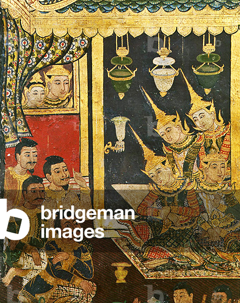 Wiharn Laikarn, episode from Jataka Sang Thong (fresco) 