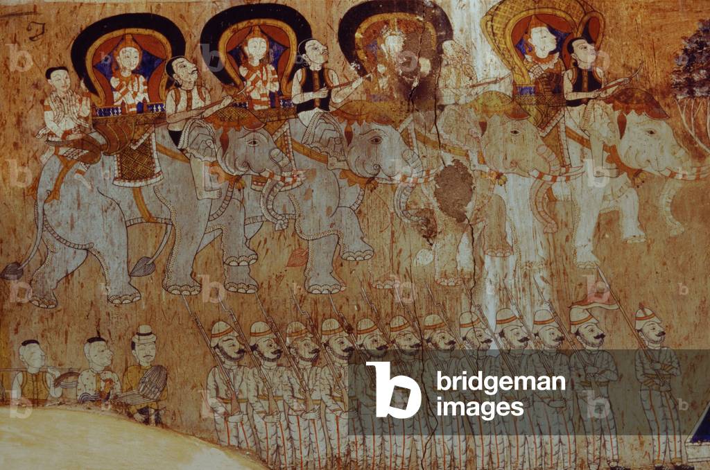 19th Century Temple Murals @ Wat Bo, Siam Reap, Cambodia