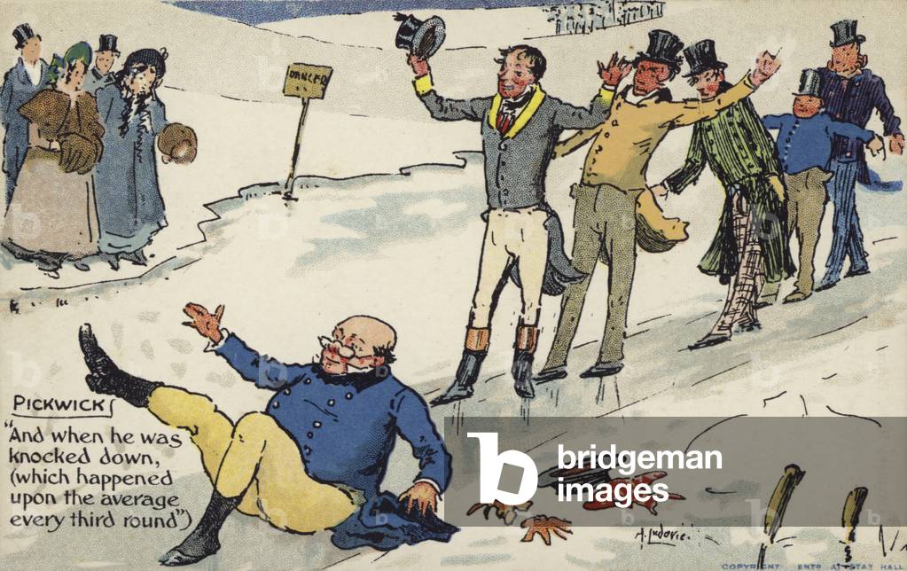 Pickwick Papers (colour litho)