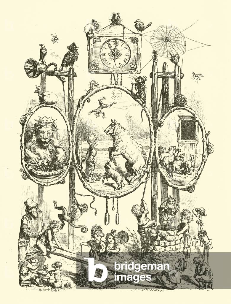 National Nursery Rhymes, Frontispiece (engraving)