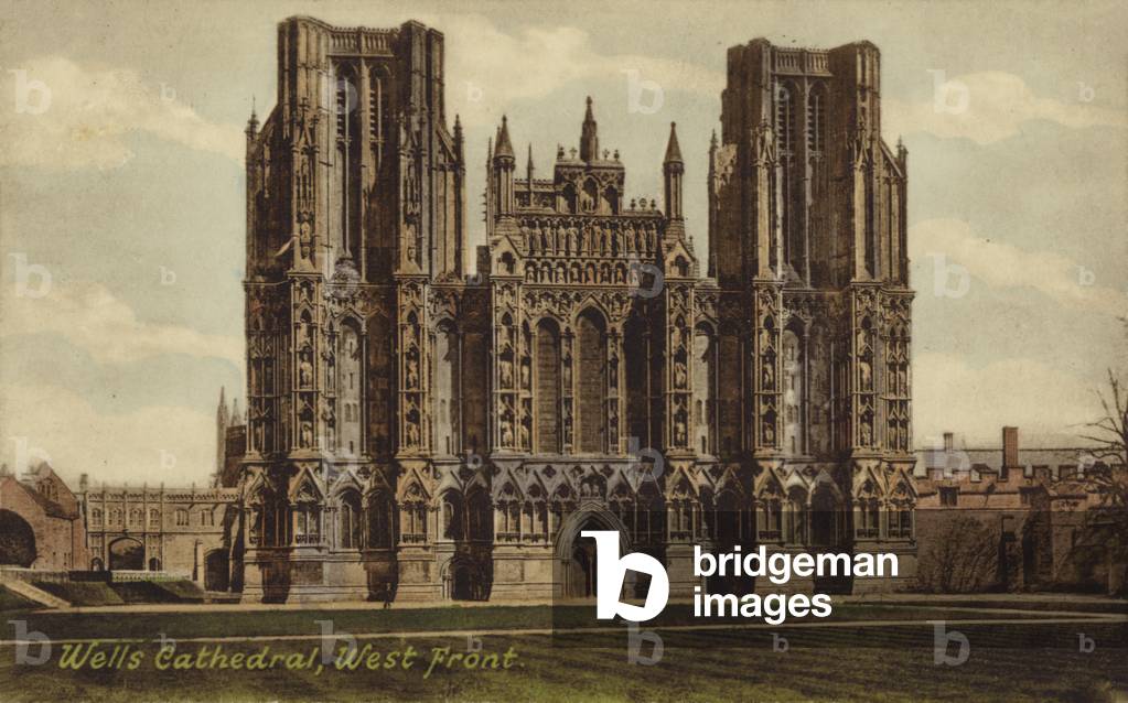 Wells Cathedral, West Front (colour photo)