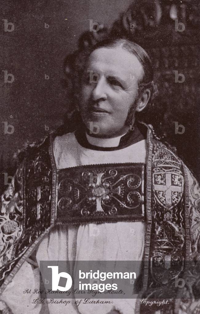 Bishop of Durham, Rt Rev Handley Carr Glyn Moule, DD (b/w photo)
