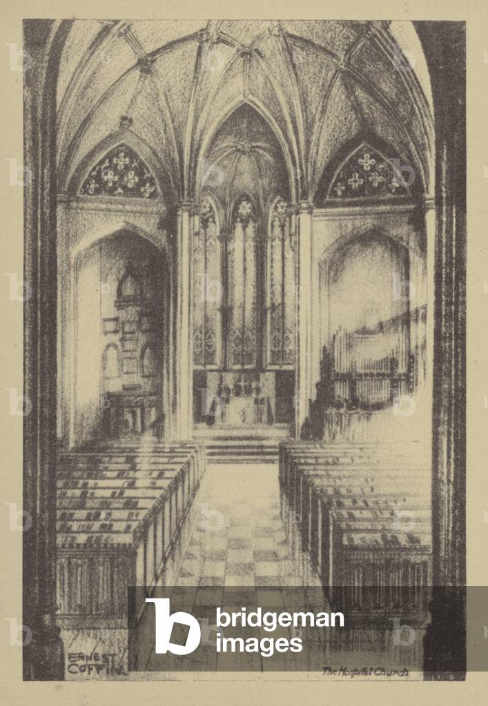The Hospital Church (litho)