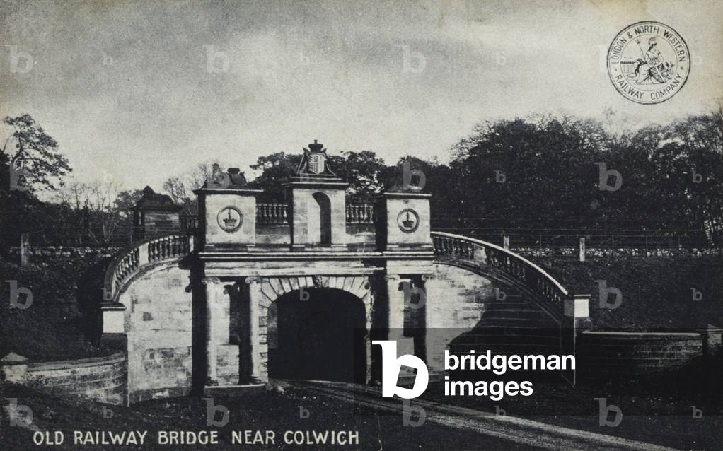 Old Railway Bridge, near Colwich (b/w photo)