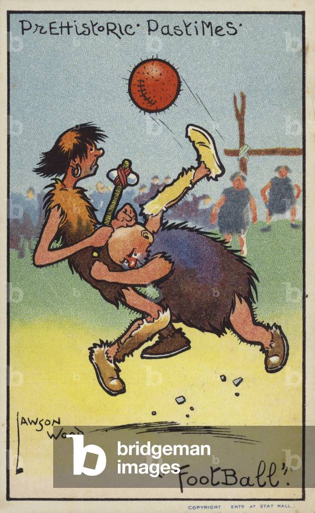 Prehistoric Pastimes (colour litho)