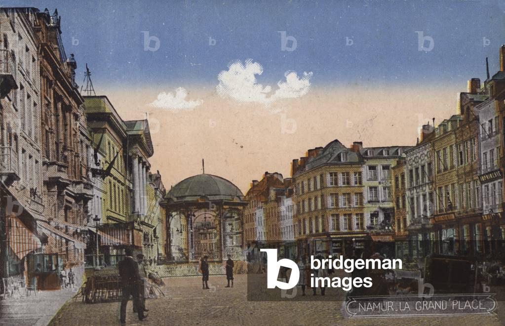 Namur, La Grand Place (colour photo)