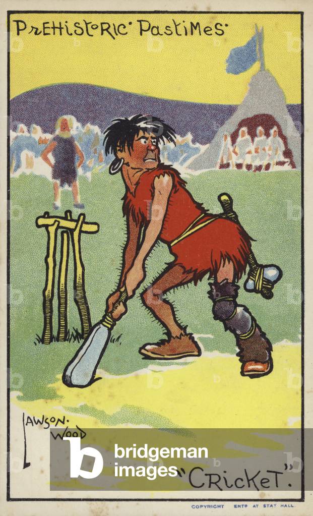 Prehistoric Pastimes (colour litho)