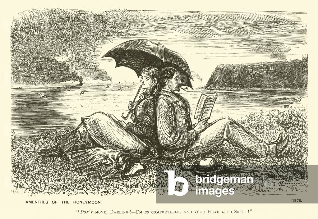 Amenities of the honeymoon (engraving)