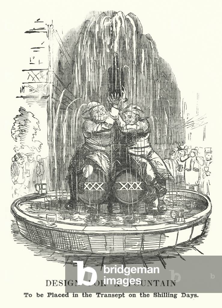 Punch cartoon: Great Exhibition of 1851 (engraving)