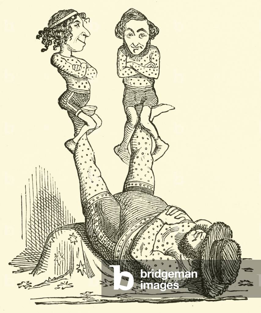 Title-page illustration for The Rt Hon John Bright MP, Cartoons from the Collection of Mr Punch (engraving)
