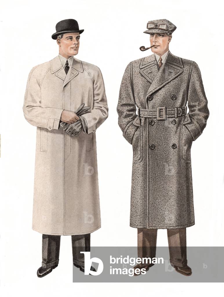 Male Fashions, 1935 (colour lithograph)