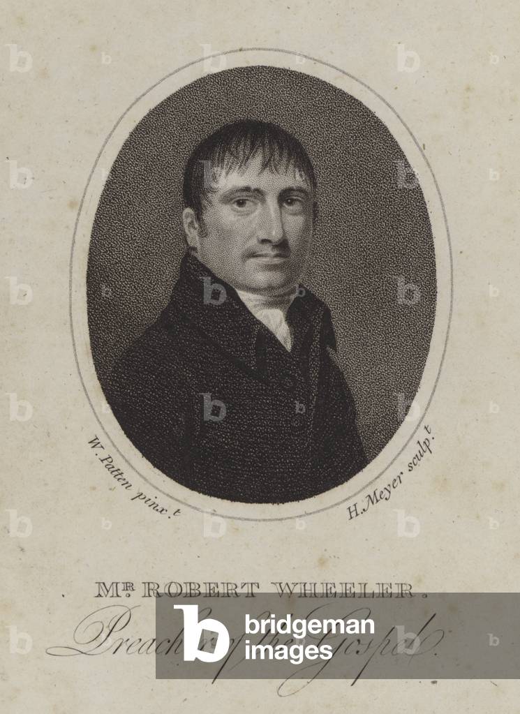 Robert Wheeler, Preacher of the Gospel (engraving)