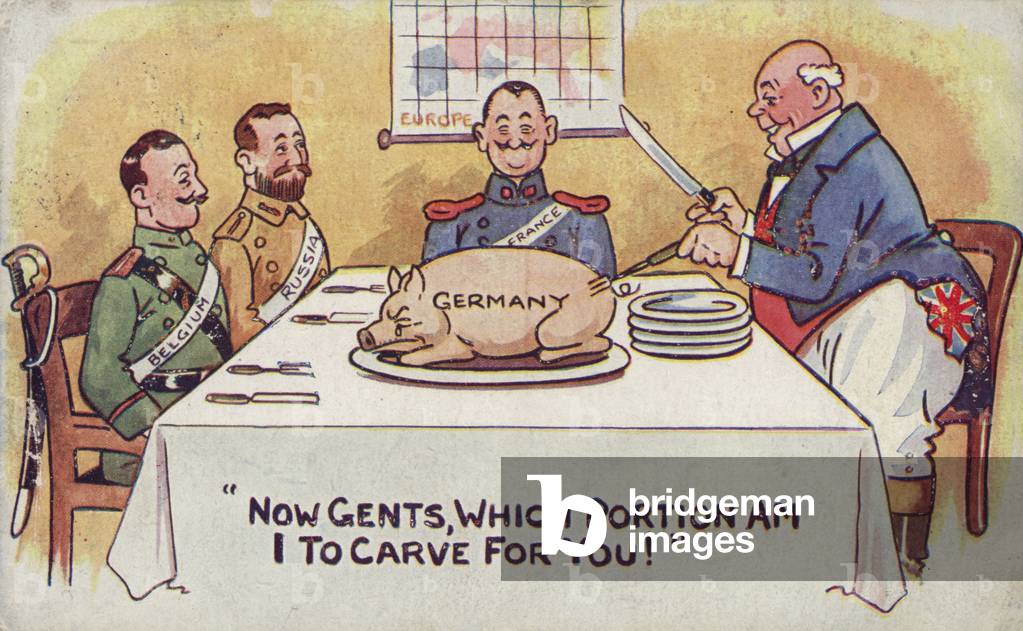 Now Gents, Which Portion (coloured lithograph)