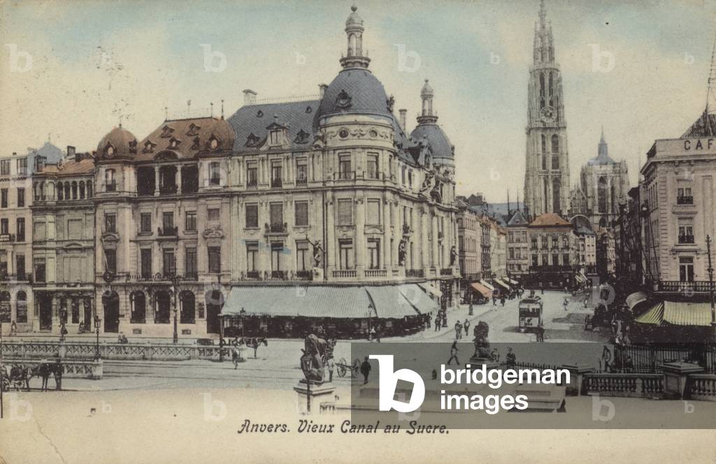 Postcard depicting the Vieux Canal au Sucre (photo)