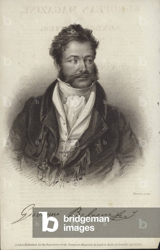 Giovanni Battista Belzoni (engraving)