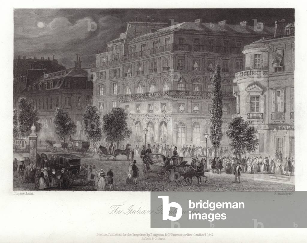 The Italian Boulevardes (engraving)