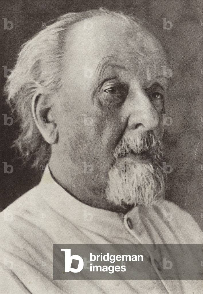 Konstantin Tsiolkovsky,  1934 (b/w photo)