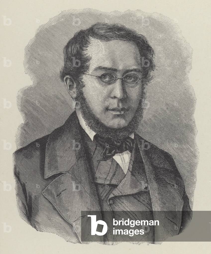 Pierre-Joseph Proudhon, French politician and philosopher (litho)