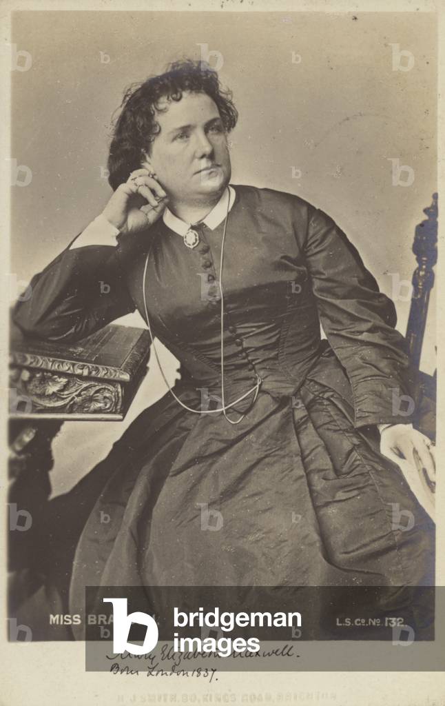 Mary Elizabeth Braddon (b/w photo)