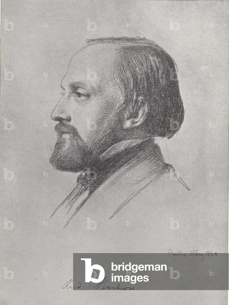Rudolf Ludwig Karl Virchow (litho)
