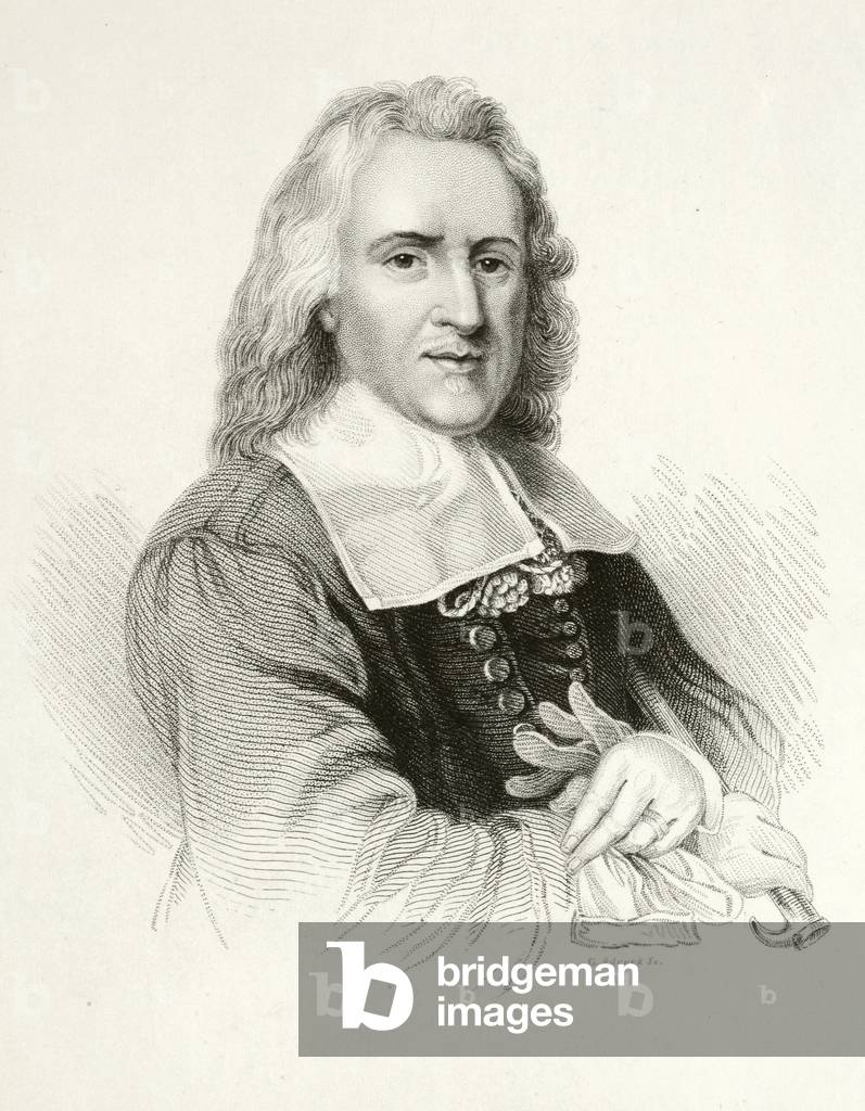 Isaak Walton, English author (engraving)