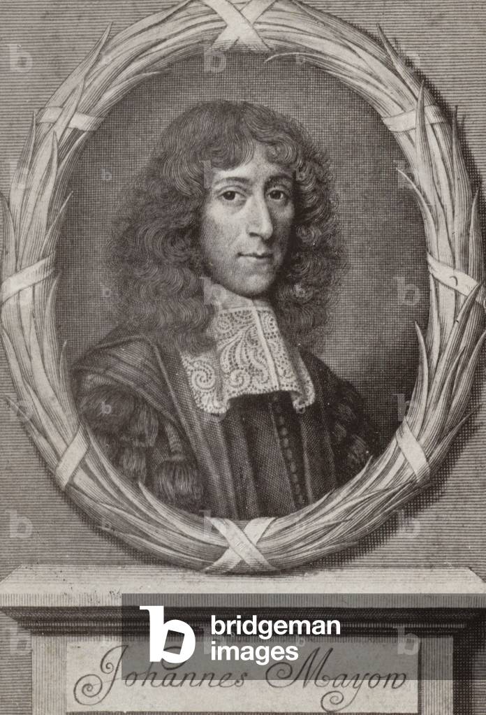 John Mayow (1641-1679), English chemist (litho)